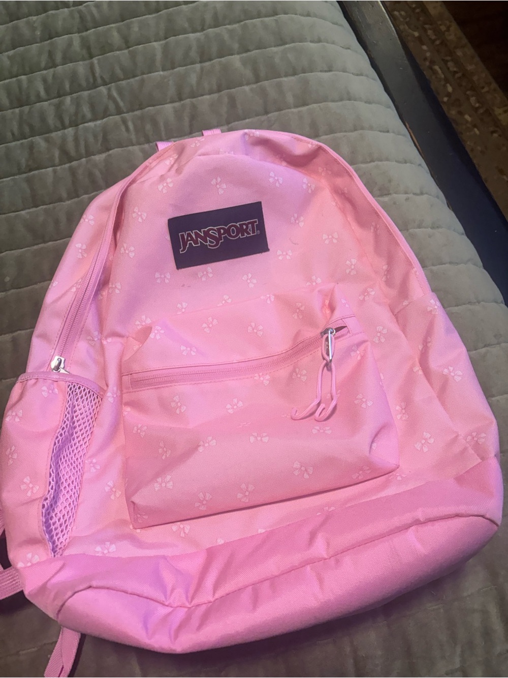 Jansport Pink Floral Dot Backpack